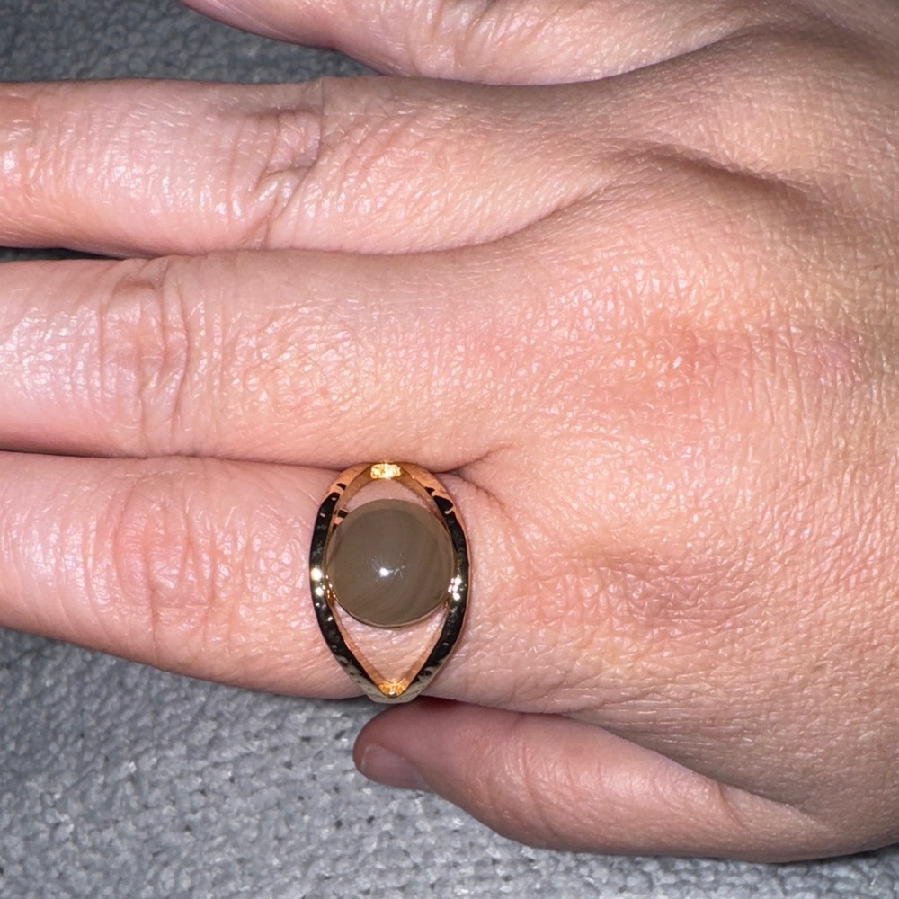 Torrid Gold and Brown Teardrop Ring****FINAL MARKDOWN****